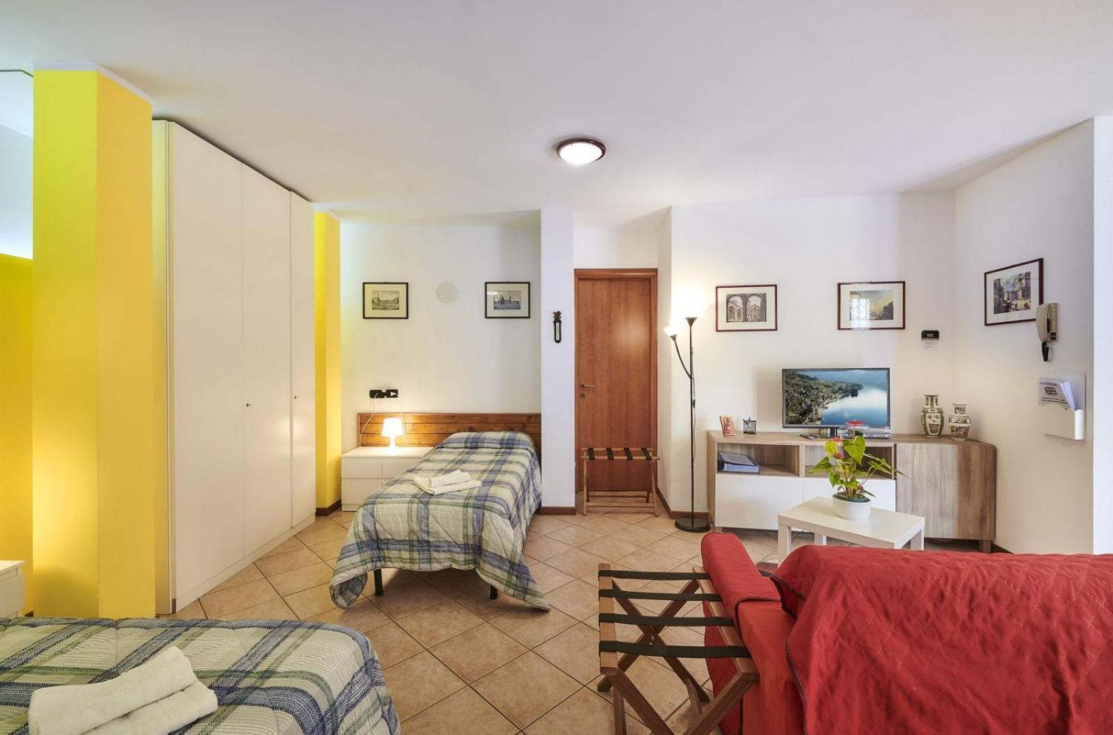 מנדלו דל לאריו B&B-Foresteria Casa Della Musica Lake Como חדר תמונה